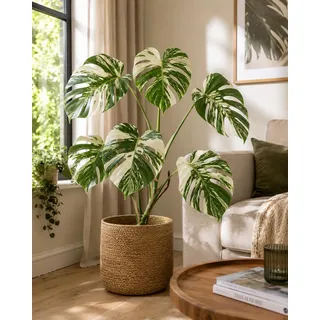 Monstera Deliciosa Variegata 40-50 cm – Seltene Rarität | Exotische Zimmerpflanze mit einzigartiger Panaschierung