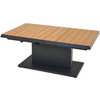 Siena Garden Gartentisch Talina Rechteckig ausziehbar Holz Teak 90 cm x 140 cm