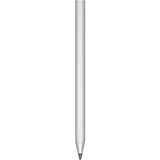 HP wiederaufladbarer USI-Stift (wiederaufladbar, 2 Ersatzstiftspitzen, lange Akkulaufzeit, magnetisch) Silber