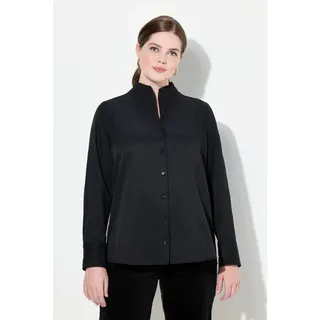 Ulla Popken Bluse Langarm schwarz 42-44
