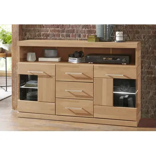 OTTO home Sideboard Ribe 125 x 80 x 35 cm Braun