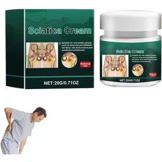 Sciarelief-Creme, Elycura-Creme gegen Ischias, professionelle nervenberuhigende Lotion, lindert schnell Ischias- und Hüftschmerzen, Rücken, Hände, Füße und Beine (1pcs)