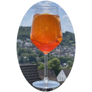 Topkapi Aperol Spritz Glas Morgenröthe XL– Aperol Gläser, Cocktail Glas, 500ml, Profi-Glas für Aperol Spritz, Lillet, Hugo, Amalfi, Cocktails, 6 Stück