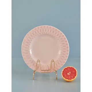 RICE Speiseteller Keramik, Pink Ø 28 cm