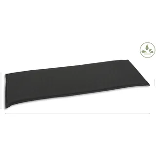 GO-DE Bankauflage 148 x 48 x 6 cm grau 3 St.