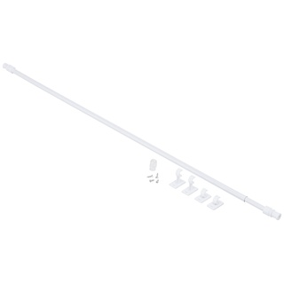 Vitragenstange Aura in Weiß ca. 85-135cm