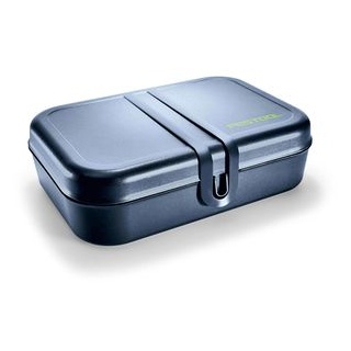 Festool Lunchbox 576981 BOX-LCH FT1 L, Kunststoff, Brotdose mit Clipverschluss, 23,2 x 6,2 x 16,6cm