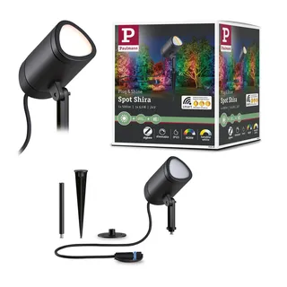 Paulmann Plug & Shine Shira Zigbee 3.0 IP65 RGBW+ Anthrazit