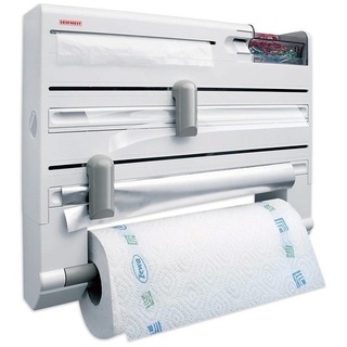Leifheit Küchenrollenhalter »Leifheit Wandrollenhalter »Parat Plus« 25703«, Alufolie, Frischhaltefolie, Küchenrolle weiß