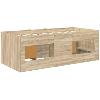 vidaXL Loft Bettgestell 3 Stk. Sonoma-Eiche