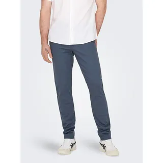 Only & Sons Mark Pete Slim Dobby 0058 Chinohose - Bering Sea - 29