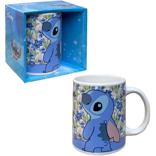 Disney Stitch Kaffeetasse, Keramik Tasse, Tropisch Stitch-Tasse, Stitch Geschenk für Erwachsene und Jugendliche