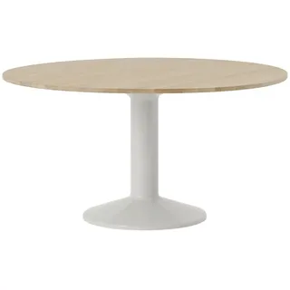 Muuto Midst Tisch, Ø 140 cm, eiche geölt / grau