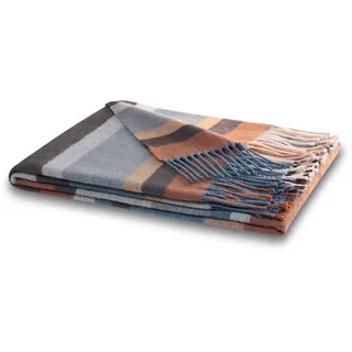 Biederlack Kuscheldecke Harmony 130 x 170 cm Mischgewebe Braun