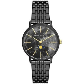 Armani Exchange AX5587 LOLA Uhr Damenuhr Edelstahl schwarz