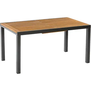 Merxx Ausziehtisch 150 (200) x 90 x 61 cm Graphit/Natur