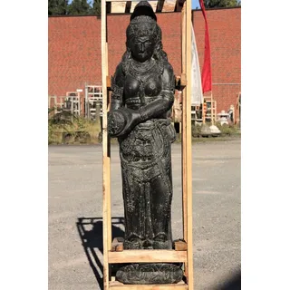 Schöne Sri Dewi Wasserspeier aus Steinguss perfekt für den Garten die Terrasse oder den Vorgarten ist Frostfest Witterungsbeständig und Neu 123c...