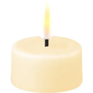 Deluxe Homeart Teelicht 2 St. creme
