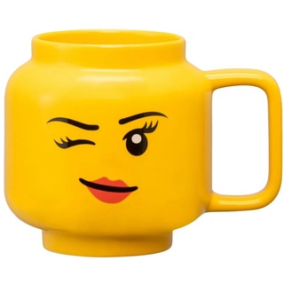Room Copenhagen Geschirr-Set LEGO Keramiktasse Winking Girl, groß