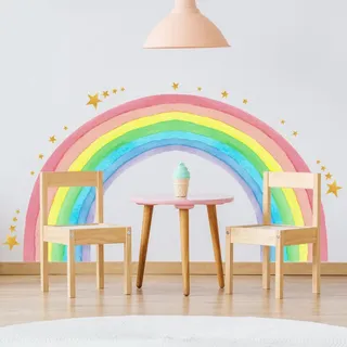 Ein Set Regenbogen-wandaufkleber, Wanddekoration Für Wohnzimmer Oder Schlafzimmer