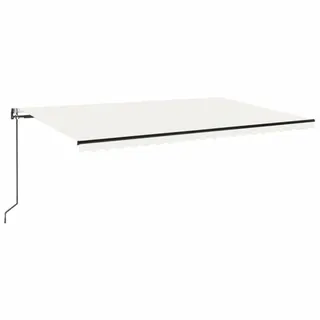 vidaXL LED Automatische Markise 500 x 300 cm creme inkl. Windsensor 3069152