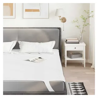 vidaXL Matratzenschoner wasserdicht 180 x 200 cm weiß