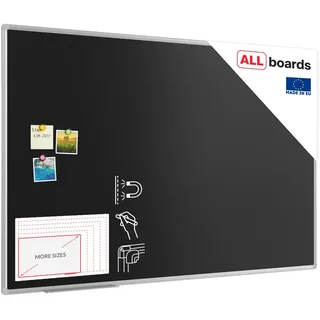 ALLboards Kreidetafel 150 x 100 cm Schwarz