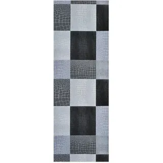 Atticgo Küchenläufer, Grau, Textil, Animalprint, Rechteckig, 48x200 cm, waschbar, antistatisch, leicht zusammenrollbar, rutschfeste Unterfläche, Teppiche & Böden, Teppiche, Teppichläufer