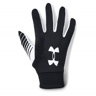 Under Armour Field Player's Glove 2.0, wärmende Sporthandschuhe, Fußball Handschuhe mit griffiger Handfläche Herren, Black / White / White , XL