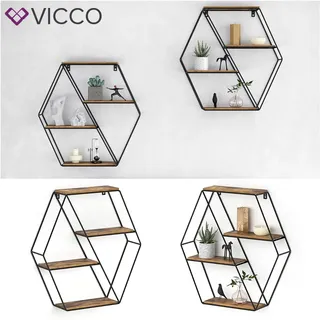 Vicco Loft Wandregal FYRK Bücherregal MDF
