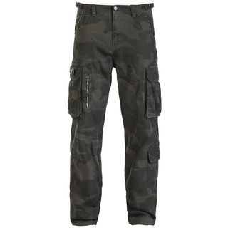 Black Premium by EMP - Camouflage/Flecktarn Cargohose - Army Vintage Trousers - 3XL bis 5XL - für Männer - Größe 3XL - darkcamo - 3XL