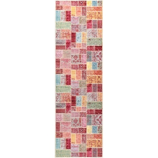 benuta Teppich Läufer Visconti Multicolor 70x240 cm | Moderner Teppich für Wohn- und Schlafzimmer