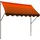 Design 200 150 x 150 cm orange/braun