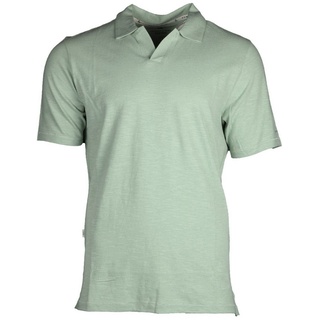 colours & sons Poloshirt Colours & Sons Herren Polo - mint XXL (1-tlg) grün XXL