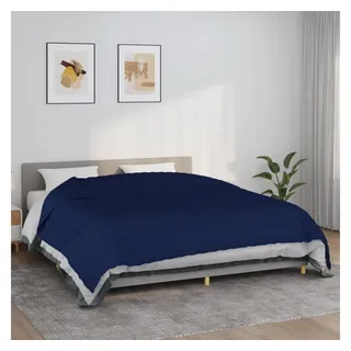 vidaXL Gewichtsdecke Blau 220x260 cm 11 kg Stoff