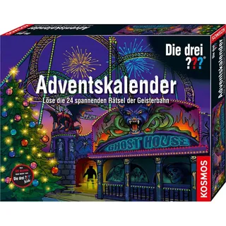 Kosmos Die drei ??? Adventskalender 2019 - Rätsel in der Geisterbahn