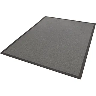 DEKOWE Teppichboden "Naturino RipsS2 Spezial" Teppiche Flachgewebe, meliert, Sisal-Optik, In- und Outdoor geeignet Gr. B/L: 67 cm x 150 cm, 8 mm, 1 St., grau (anthrazit) Teppichboden