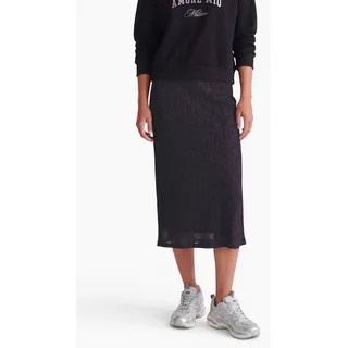 street one studio Midirock Damen Animalprint Lila 32