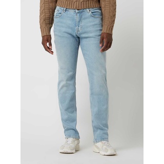 Straight Fit Jeans mit Stretch-Anteil, Hellblau, 30/32