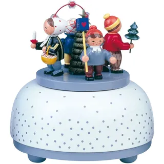 KWO Spieldose Winterkinder 12 cm