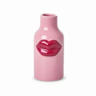 Rice Kleine Keramik Vase Lipstick, in Pink Ø Gr.: onesize