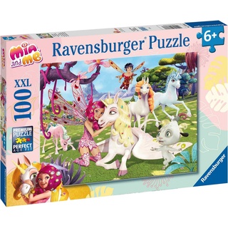 Ravensburger Puzzle 100 Teile Puzzle XXL Mia and me Wahre Einhorn-Freundschaft 13388, 100 Puzzleteile