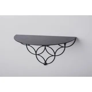 moebel-direkt-online Wandboard FOT, Design-Wandboard, pulverbeschichtet, in drei Farbvarianten, aus Metall schwarz