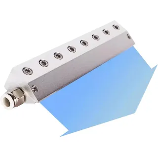 Air Knife Blower, Aluminium Staub Blasende Luftklinge, Mit Gasdüse, Mit 1/4“ Gewinde Schnittstelle, Wasserentfernung/Staubentfernung, Für Industrielle Produktionslinie, Verwendung Mit Luftkompressor