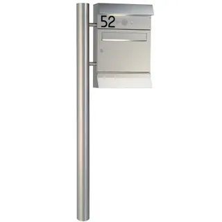 Heibi Briefkastenanlage MALYPSO-KOMBI 64289-072 Edelstahl
