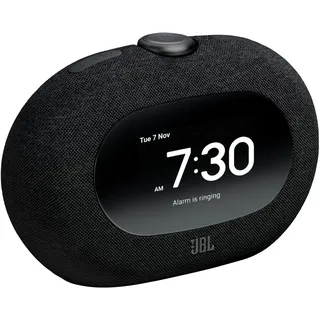 JBL Horizon 3, Digitaler DAB+/FM Radiowecker mit Bluetooth, Schwarz | Sonnenaufgangseffekt-Alarm, USB-C-Ladung, Akku und Netz, Pro Sound, kompatibel mit JBL ONE App