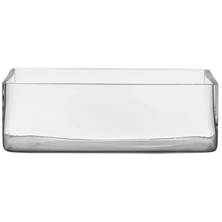hakbijl glass Dekoschale RECTANGULAR, Farbe: Transparent, Höhe: 10cm