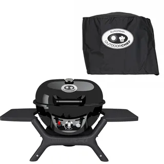 OUTDOORCHEF KS0860 P-420 G Minichef Gas-Kugelgrill + Abdeckhaube