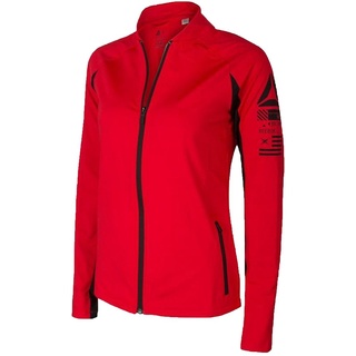Reebok Damen Sport-Jacke Trainings-Jacke Track Jacket Promo Rot, Größe:XS