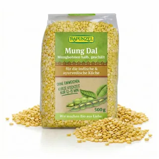 RAPUNZEL Mung Dal Mungbohnen halb, geschält